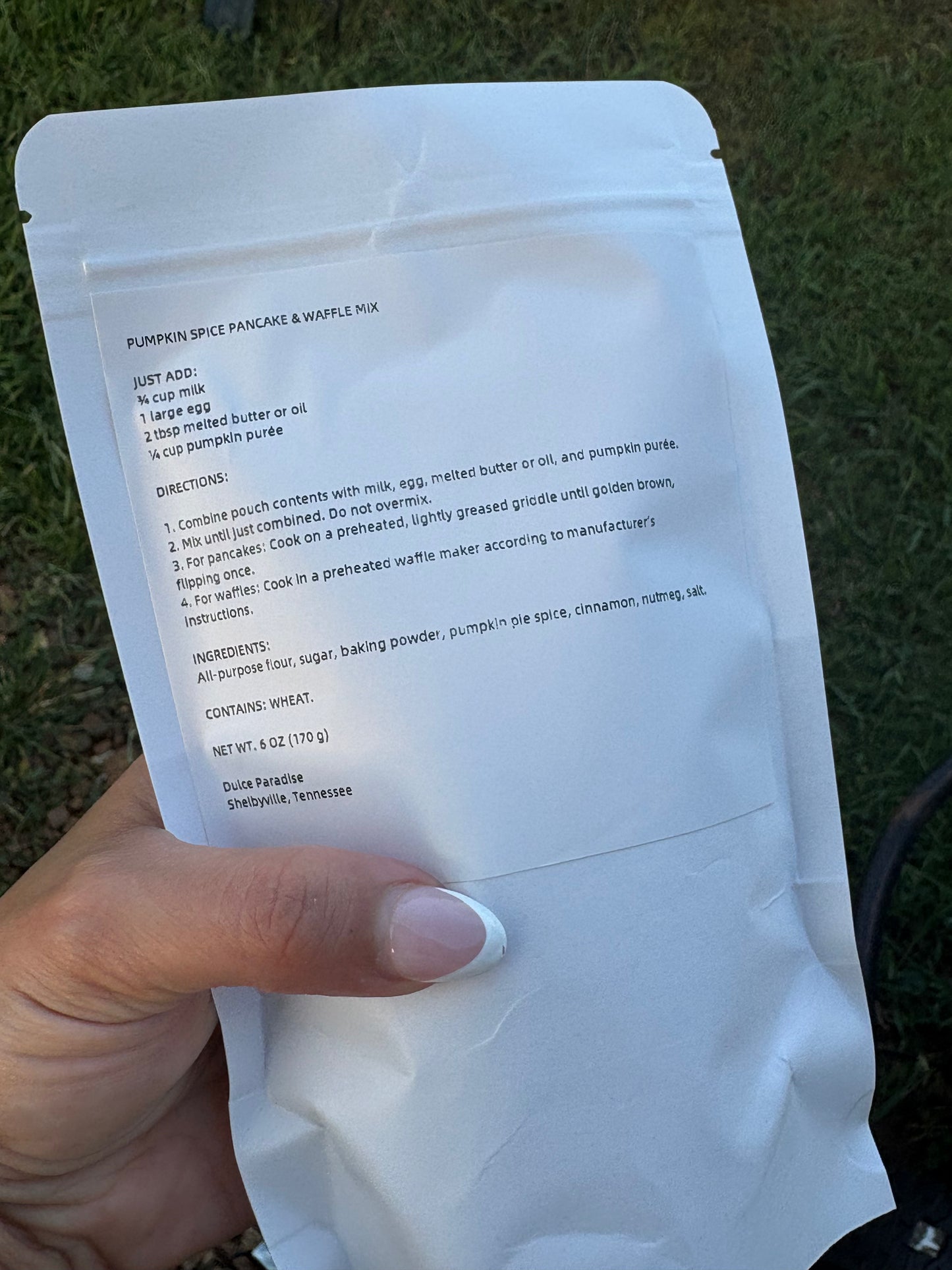Pumpkin Spice Pancake & Waffle Mix